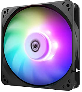 Nfortec Caelum/Azir ventilador RGB 120mm silencioso alto flujo de aire compatible PC gaming color negro