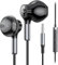 BENEWY ME910 Auriculares, In Ear Auricular con Cable y Microfono, 3.5 mm Cascos Musica con Graves Potentes, para iPhone, iPad, Samsung, Xiaomi, Huawei, Gaming.