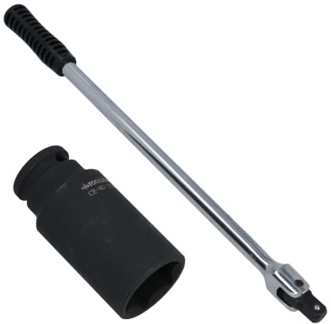 AB Tools 1/2 Drive 18 Long Breaker Bar with 27mm Socket for Land Rover Wheel Nuts