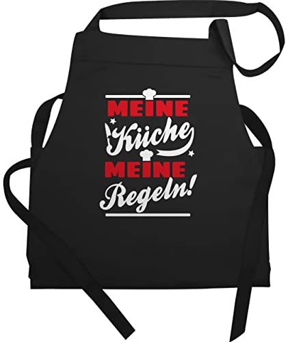Shirtracer - Schürze Geschenk - Kochschürze - Erwachsene - Meine Küche Meine Regeln