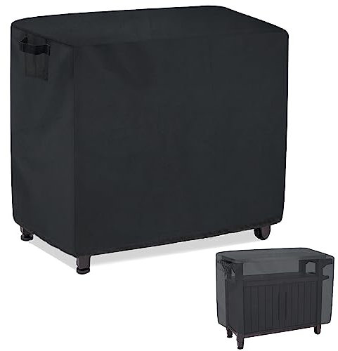 Outdoor Prep Table Cover for Keter Unity Small, Windspeed 420D Patio Table Cover for Keter Unity S, Waterproof (84x61x81cm)