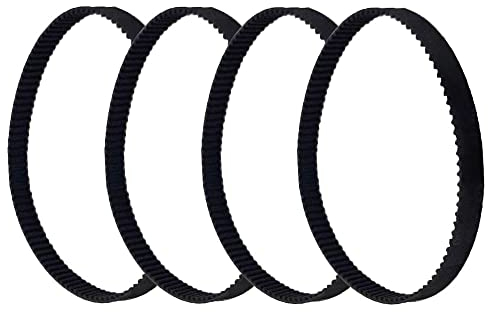 TUZUK GT2 Zahnriemen mit geschlossenem Regelkreis, Gummi, 2GT, 6 mm, 3D-Drucker-Teile, 616 mm, Synchronriemen, Teil – (4 Stück)