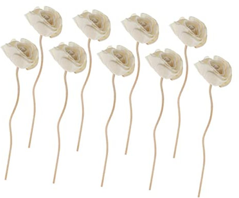 TOPBATHY 36 STK Aromatherapie-Rattan Aromatherapie-Stick Zubehör Für Duftdiffusoren Konservierter Blumendiffusor Dekorativer Blumendiffusor Blumendekor Weiß Ätherisches Öl Haushalt