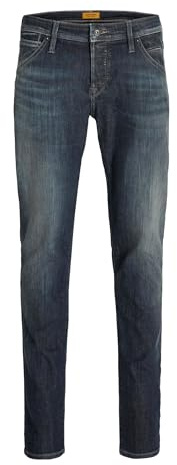 JACK & JONES Jjiglenn Jjfox Am 497 SPS Noos, Blu Denim, 32W x 34L