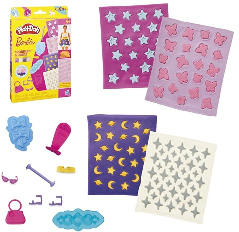 Play-Doh Barbie Glitzer & Edelsteine Accessoire-Pack