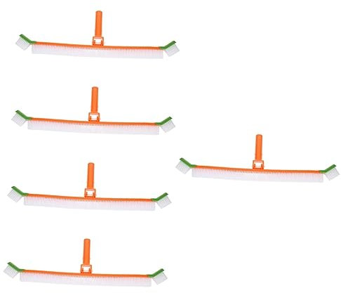 Mipcase 5pcs Pool Cleaning Brush Brush Head for Swimming Pool Dense Bristles Reach Tight Corners to Extension Pole