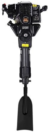 52cc 2-Stroke Engine Portable Excavator,Powered Garden Tree Digger,Handheld Trencher Digger Machine,Compatible with Various Joints,for Digging Trees and Trenches