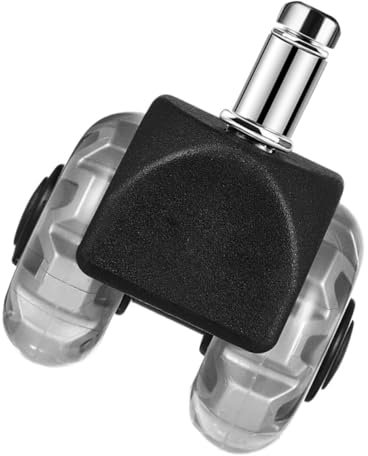 Veemoon Accessori Ergonomici Con Rotelle Per Sedie Da Ufficio Ruote Di Ricambio Resistenti Per Computer Da Scrivania E Per La Casa