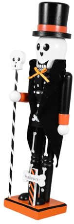 ABOOFAN Noisette d'halloween décor de marionnettes d'halloween Ornement de poupée Casse-Noisette Jouets Casse-Noisette Noisette à thème Casse-Noix