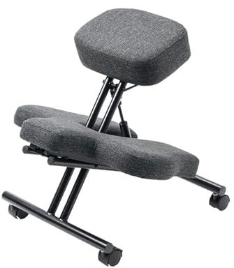 Generisch Kniehocker for Bürostühle, ergonomischer Kniestuhl, höhenverstellbarer Hocker, zur Linderung von Nackenschmerzen(Color 2)