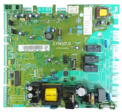 OPENCLIMA - Placa Electrónica Original Caldera 0310144400P16 V2-3 Relés Disposición Inferior con Condensadores en Transformador - Pieza Repuesto Reacondicionada - Garantía 1 Año