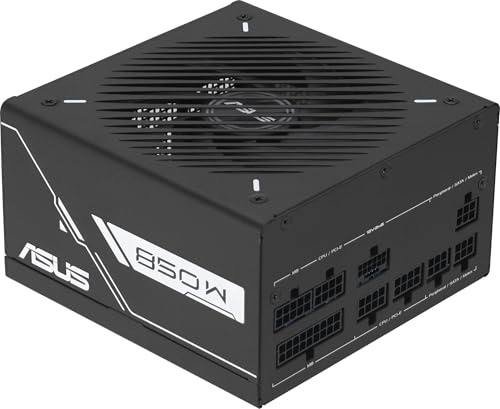 ASUS Prime 750W Gold (Alimentation entièrement modulaire, certifiée 80+ Gold, ATX 3.1, PCIe 5.1, câble 12 V-2x6, Double roulement à Billes, Garantie 8 Ans)