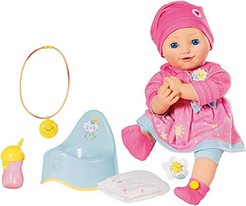 Elli Smiles Zapf Creation 960202 Puppe mit Funktion und Emotionen, 43 cm