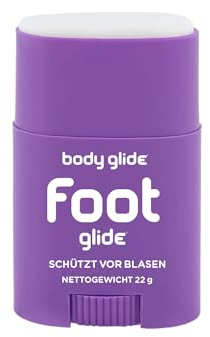 BODY GLIDE Foot Glide - Anti-Blasen-Balsam für die Füße - Anwendung an Zehen, Ferse, Knöchel, Fußgewölbe, Sohle und Fußballen - (22 Gramm)