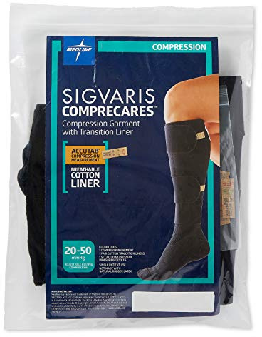 Medline Comprecares Reusable Compression Garment Kit, Size M Tall