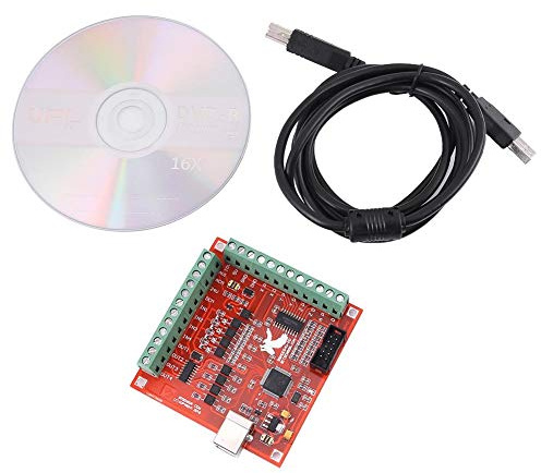 Akozon CNC Carte contrôleur USB 100Khz Motion Controller Card Breakout Board pour CNC Gravure