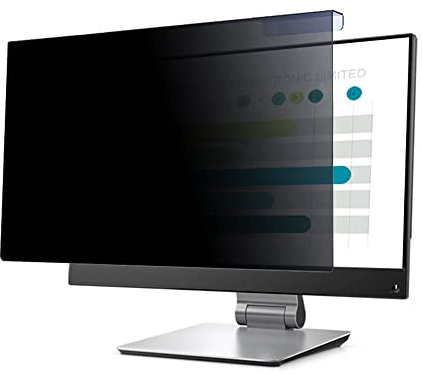 Jemora Widescreen Monitor Hanging Privacy Screen Filter Anti UV Film High-transmittance Eye Protection Film for 23-24'' Desktop Monitor