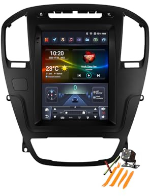 YLOXFW Autoradio Stereo Android 13.0 Navi für Opel Insignia 2008-2013 Sat GPS Navigation 9.7 Zoll Cartablet DVD Multimedia Player FM BT Receiver mit Carplay 4G 5G WiFi DSP SWC,Ts5