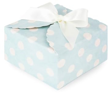 Wisafory 10 STK Geschenkbox Quadratisch Papier Schachtel SüßIgkeiten Karton Geschenk Boxen mit Deckel und Band Geschenkboxen für Gastgeschenk, Hochzeit, Geburtstag, Party 9 x 9 x 5 cm Grün