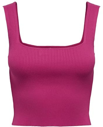 Only Onltatianna SL Cropped Square Neck Knt Onltatianna SL Cropped Square Neck Knt Mujer (Pack de 1)