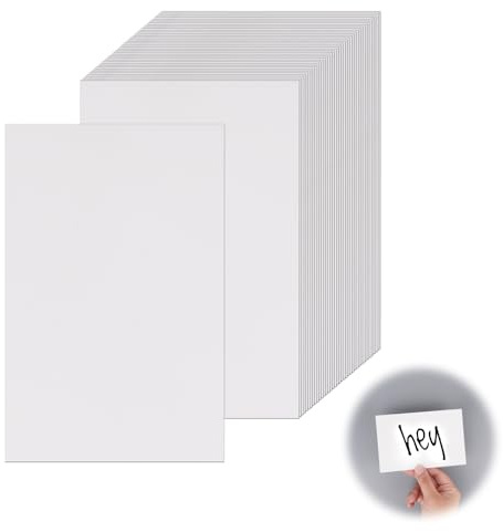 100 postales en blanco, cartulina de papel postal, tarjetas en blanco, tarjeta blanca A6, tarjeta de 350 g/m², tarjetas postales blancas en blanco, tarjetas lisas, juego de tarjetas postales para