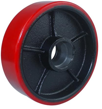 perfk Ruota a Rulli per Ruote per Carrelli Elevatori con Cuscinetto Accessori per Carrelli Elevatori Professionali Portatili Sostituzione Robusta Ruota di C, come descritto, M