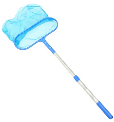 Toyvian Recogedora para Limpieza De Piscinas De Cuchara Telescópica con Desmontable para Limpiar y Suciedad Piscinas o Estanques De Peces