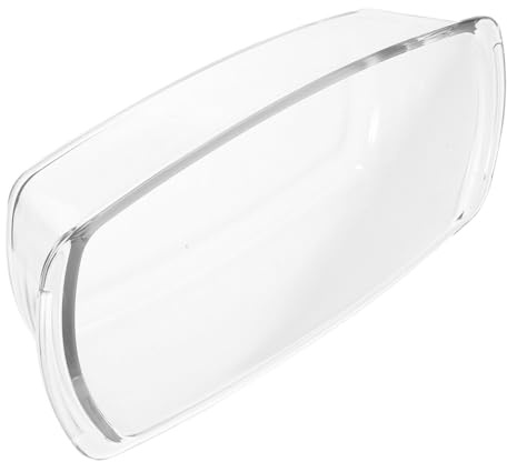 Luxshiny Backgeschirr Kochpfanne kuchen backform Rechteckige Dessertform Backzubehör Rührschüssel für Gewürze Eierkuchenform rechteckige Tablettform Brotbackblech Glas Transparent