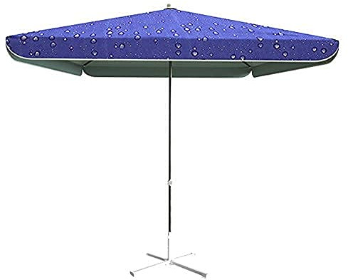 Large Commercial Parasol Square Sun Umbrella Outdoor Garden Parasol Height Adjustable Market Table Umbrella 3.2x2.5M