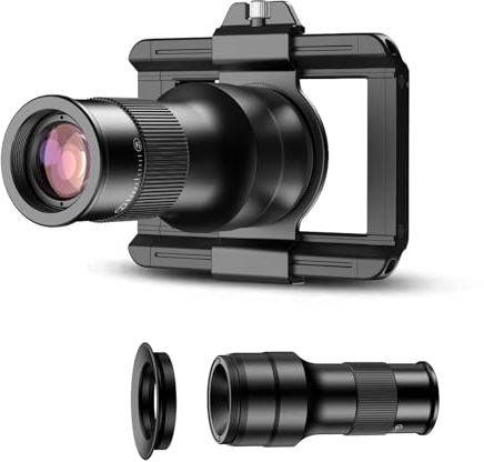 Teleobjetivo macro 2 en 1 con aumento de 6 aumentos de 150 mm, clip universal macro para teléfonos inteligentes, fotografía, accesorios de lente de teléfono celular
