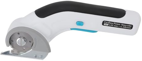 YWBL-WH Tijeras Eléctricas Inalámbricas, Cortador de Caja Eléctrico Recargable de 3,6 V con Batería de 2000 MAh, Hoja de Aleación para Tela, Cuero, Cartón, Manualidades, Renovación del Hogar, Uso