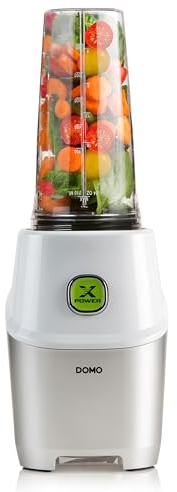 Domo DO700BL Frullatore da tavolo 0.71L 1000W Metallico, Bianco frullatore