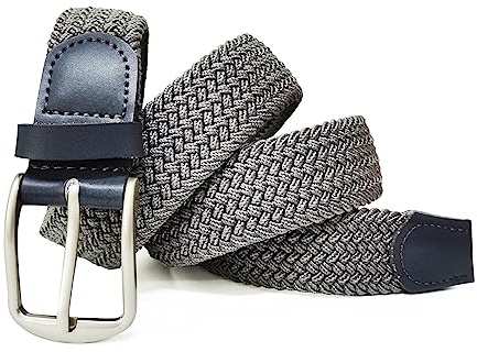 Elastischer Gürtel Unisex, Geflochtener Stretchgürtel für Damen & Herren | Stretchgürtel Dehnbarer Verstellbarer Stoffgürtel ohne Löcher, Flechtgürtel für Jeans & Freizeithosen