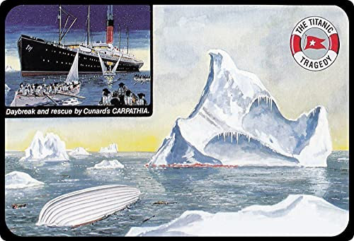 Blechschild 20x30cm gewölbt The Titanic Tragedy Deko Geschenk Schild
