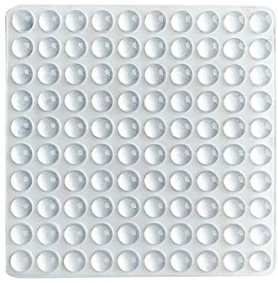 100 Coussinets Silicone Transparent Antidérapants Autocollants (8x4mm) - Pellets Anti-Choc