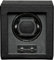 ROTHWELL Single Watch Winder for Automatic Watches with Quiet Motor with Multiple Speeds and Rotation Settings (Black/Grey)