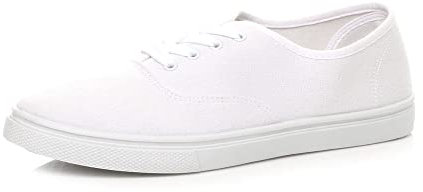 AJVANI Mens Comfort lace up Plimsolls Trainers Lounge Casual Jersey Shoes Size 8 42