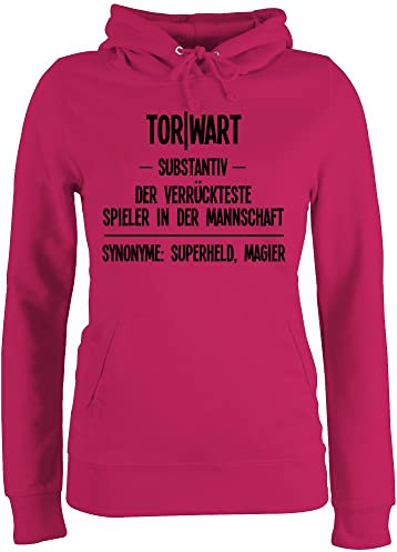 Pullover Damen Hoodie Frauen - Handball EM 2026 Trikot Ersatz - Torwart Definition - XL - Fuchsia - handballer torhüter pulli hanball halbball handball. handball, beachhandball wm 2022 fans fan
