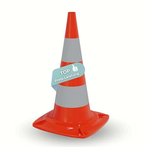 Verkehrspylon Pylon Hütchen Verkehrsleitkegel Warnkegel Markierungskegel Absperrkegel Warnbake Leitpfosten Lübecker Hut Parcours 1 Stück