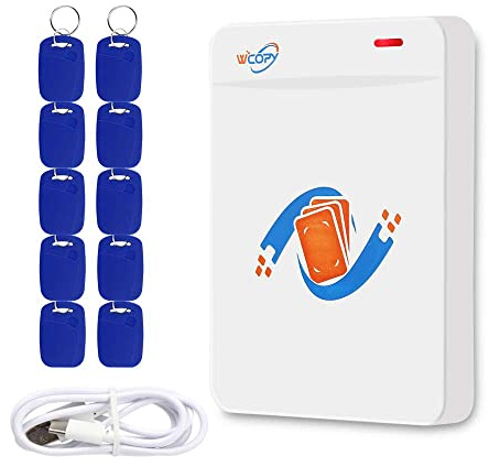 FTes RFKits RFID-Kartenleser, Rekorder, Kopierer, Duplikator, funktioniert auf Windows, unterstützt IC-Karten-Dekodierung, NFC-Chip, RFID Armband, Plug and Play Software