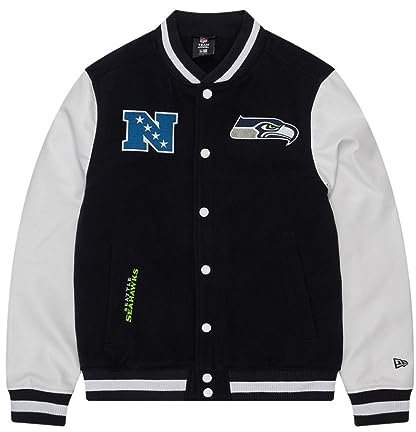 New Era Seattle Seahawks NFL 2023 Sideline Navy White Jacke - XXL