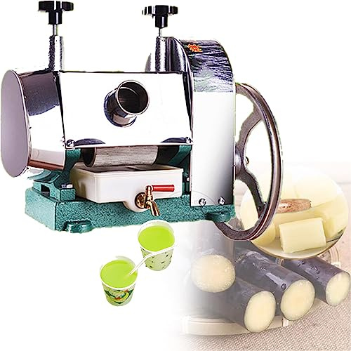 Exprimidor Manual de Caña de Azúcar 50kg/h - Puerto de Alimentación 2.48inch para Restaurante o Uso Doméstico
