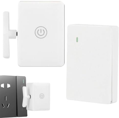 Generico - Pulsante intelligente, pulsante automatico - Spegni l'artefatto delle luci con il telecomando - Robot con telecomando, dispositivi Smart Home, domestici per camera da letto