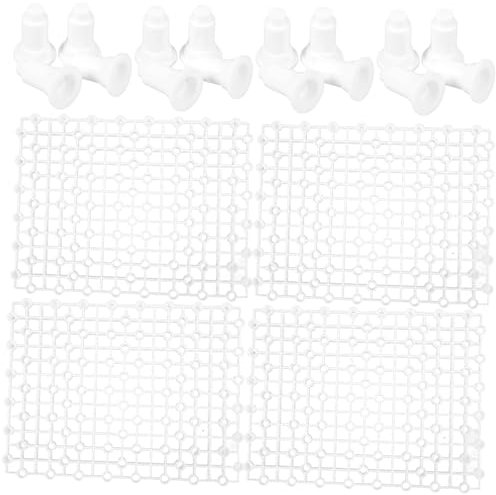 Mipcase 4pcs Fish Tank Filter Plate Trays Isolate Boards Dividers for Aquariums Tropical Fish Tank Filter Bottom Aquarium Divider Plate