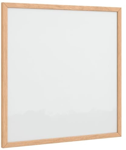 vidaXL Magnetic Whiteboard with Solid Pine Wood Frame 40x40 cm