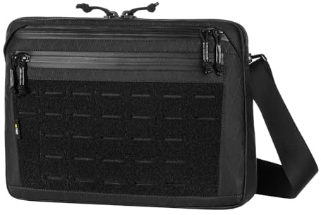 M-Tac Torba Admin Bag Large X-Pac Elite z Rzepem, Nero, 24 x 34 x 4 cm