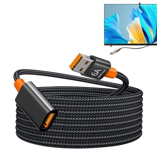 Cavo Di Prolunga USB 3.0 - Cavo USB Maschio-Femmina Nylon Intrecciato 3,3/4,9 Piedi | Estensione USB Ad Alta Velocità Per Trasferimento Dati, Compatibile Con Tastiera, Unità Flash, Disco Rigido
