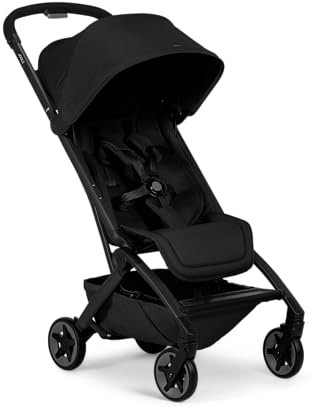 Joolz Aer2 Reise-Kinderwagen, Kompakter Reisebuggy für Baby und Kleinkind | Einhand-Faltung, Liegefunktion & UPF 50+ Sonnendach, Flugzeug Handgepäck tauglich, ideal für Reisen - Space Black