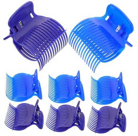 ABOOFAN 8 Stück Teiliges Heizwickler Clips aus Abs Hitzebeständige Haarspangen für Mittellanges Haar Praktische Stylingklemmen für Lockige Frisuren DIY Haarschmuck für Salon und Zuhause