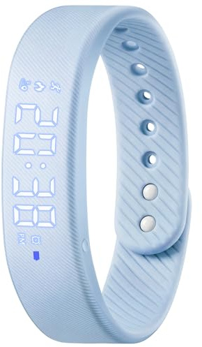 Timever Montre Digitale Enfant avec Chronomètre, Eclairage, 3 Alarme, Date,Podomètres Marche Non Connecté-Montres Sport pour Fille Garcon avec Bracelet en Silicone